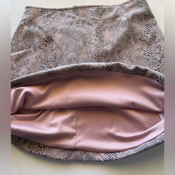 Pink Snakes skin mini skirt XS - Picture 6 of 6